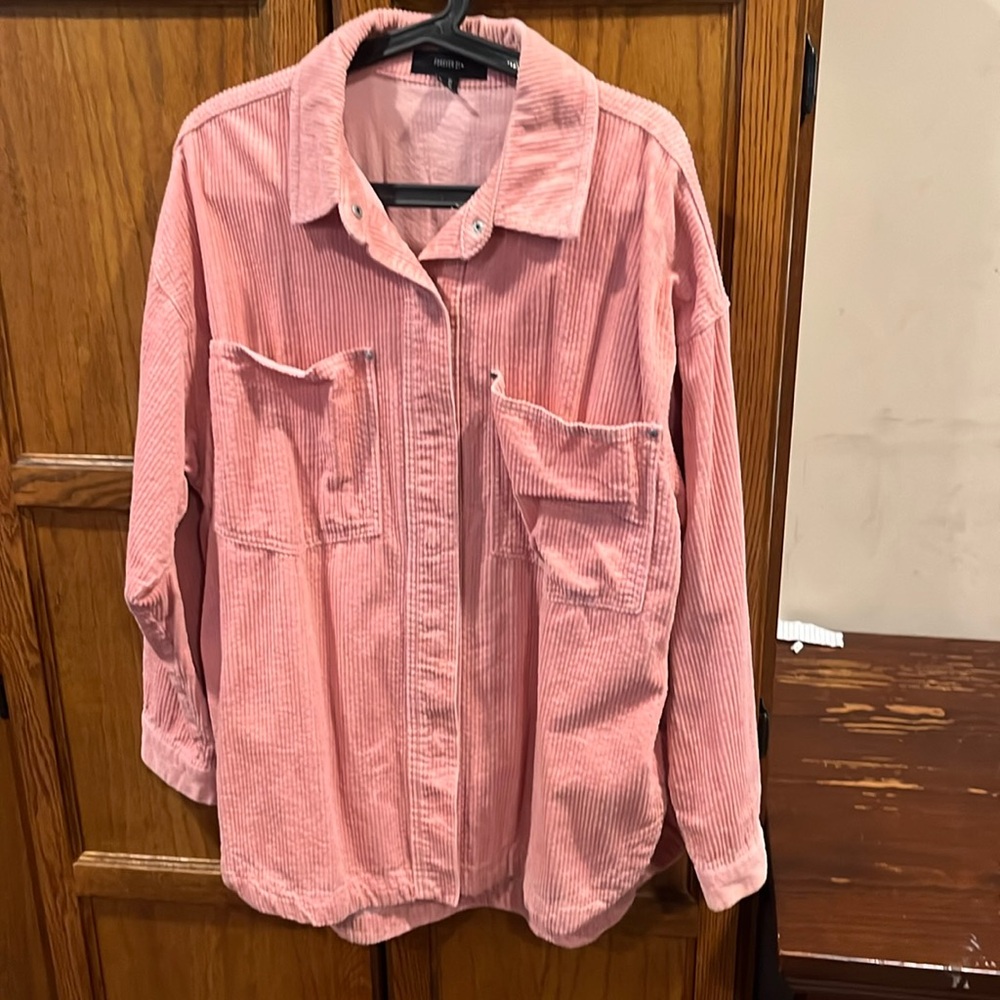 0X, Corduroy jacket, pink, women’s, Forever 21